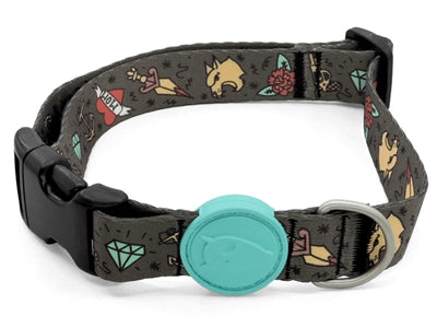 Morso Hundehalsband recycelt Ink Tank grün robustes Halsband nachhaltig