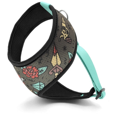 Morso Mesh Geschirr Tintentank Grün Detailansicht atmungsaktives Material