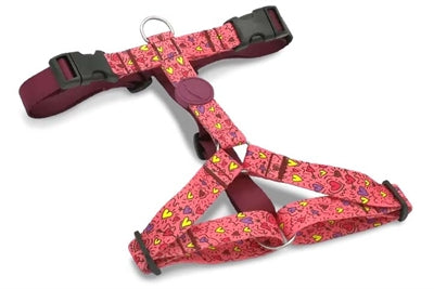Morso H-Rig Hundegeschirr recycelt Think Pink rosa bequemes Geschirr nachhaltig