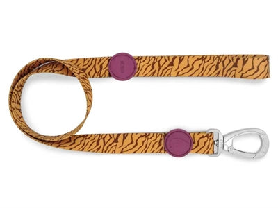 Morso Hundeleine recycelt Jungle Drum orange robuste Leine für Hunde nachhaltig