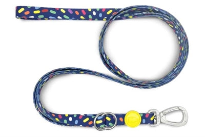 Morso verstellbare Hundeleine recycelt Color Invaders lila nachhaltige Führleine