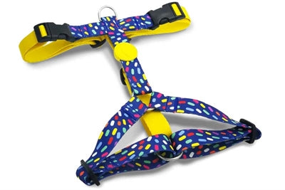 Morso H-Rig Hundegeschirr recycelt Color Invaders lila bequemes Geschirr für Hunde