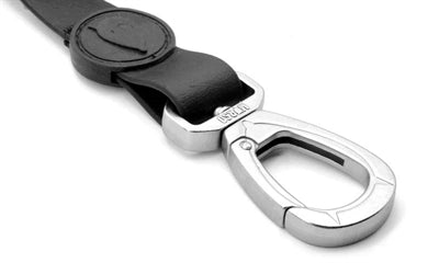 Morso Hundeleine wasserdicht schwarz Detailansicht Karabiner – Leine Hund wasserfest Morso schwarz klassisch robust