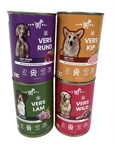 Freds Hundefutter Lamm Detailansicht Konsistenz frisches Fleisch