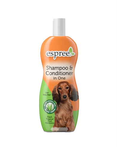 Espree 2-in-1 Shampoo und Spülung für Hunde Fellpflege in einem Schritt