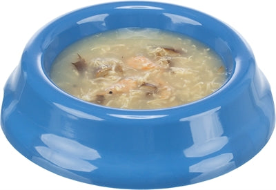 Trixie Krabbensuppe Katzensnack Rückseite Inhaltsstoffe – Flüssigsnack Krabbe Katze Leckerli Zusammensetzung