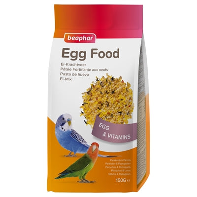 Beaphar Ei-Power-Futter proteinreiches Aufzuchtfutter für Sittiche und Papageien