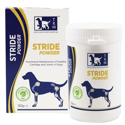TRM Stride Powder Gelenkpulver Detailansicht Dosierung – Hund Gelenkpflege Pulver Anwendung
