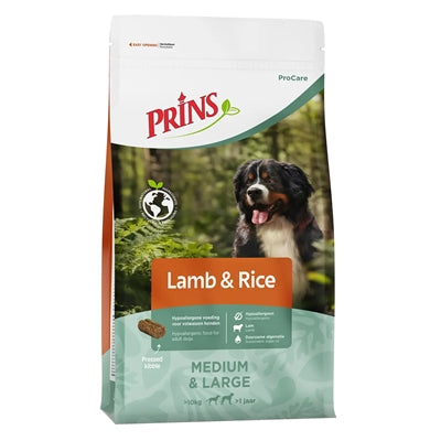 Prins ProCare Lamm Reis Nahaufnahme – Trockenfutter Kroketten empfindliche Hunde Detail