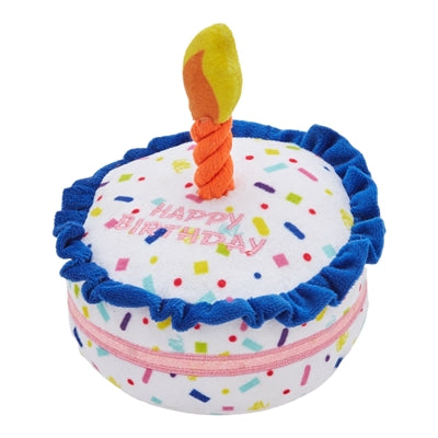 Fofos Geburtstagstorte Hundespielzeug – Plüsch-Torte zum Hundegeburtstag