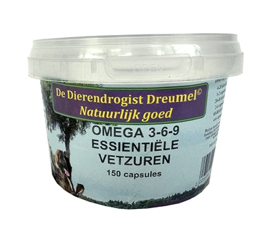 Dierendrogist Omega 3-6-9 Fettsäuren Kapseln für Fell und Haut bei Haustieren