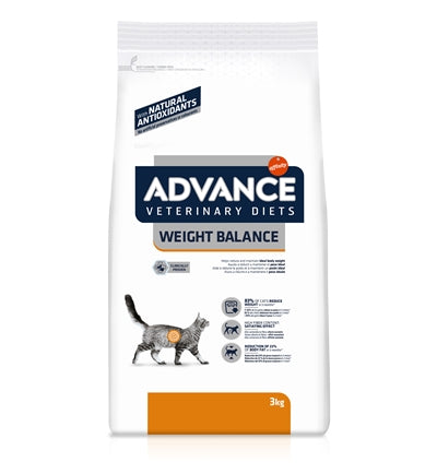 Advance Veterinary Diet Katze Gewichtsbalance Diätfutter Übergewicht Kontrolle