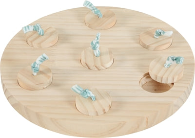Zolux Neolife Leckerli-Tablett aus Holz als Intelligenzspielzeug für Kaninchen
