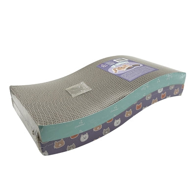 Easypets Katzenkratzbaum Welle mit Sisal-Kratzfläche und Liegeplatz