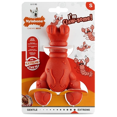 Nylabone Extrem Kauen Hummer Filet Mignon Geschmack Hundekauknochen – Kauspielzeug langlebig Nylon