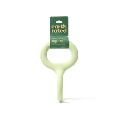 Earth Rated Tug Toy aus Gummi robustes Zerrspielzeug für gemeinsames Spielen