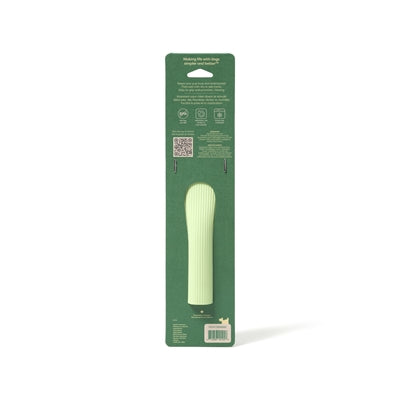 Earth Rated Kauprodukte Gummi Detailansicht – Hundespielzeug Kauspielzeug Textur Gummi Nahaufnahme