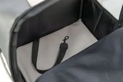 Trixie Hunde-Rucksack Citystyle Kunstleder Hellgrau