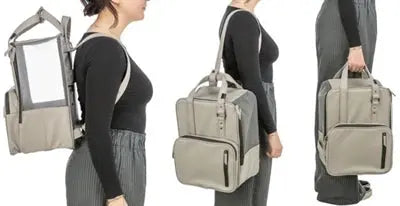 Trixie Hunde-Rucksack Citystyle Kunstleder Hellgrau