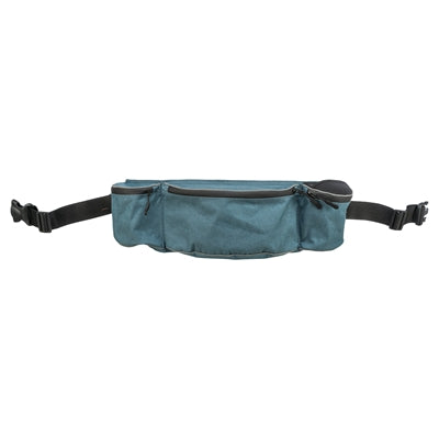 Trixie Gürteltasche Baggy Belt blau Detailansicht – Hundetasche Gassi-Zubehör seitlich