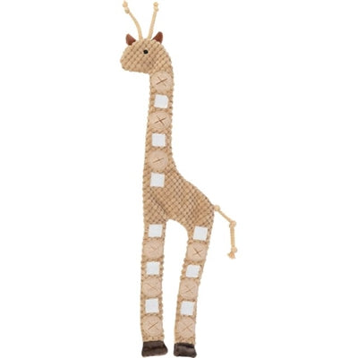 Trixie Snack-Giraffe aus Plüsch, kuscheliges Hundespielzeug mit Giraffenform