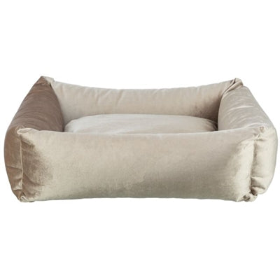 Trixie Hundekorb Malia eckig in Gold-Sand aus recyceltem Material