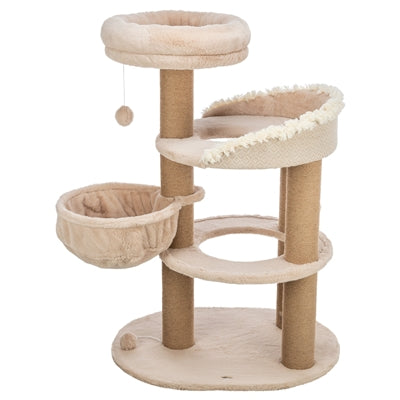 Trixie Kratzbaum Boho Filippo in Beige, Boho-Stil Kratzbaummöbel für Katzen