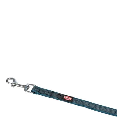 Trixie Hundeleine Schleppleine Mit Gummi Anti-Rutsch Petrol Blau