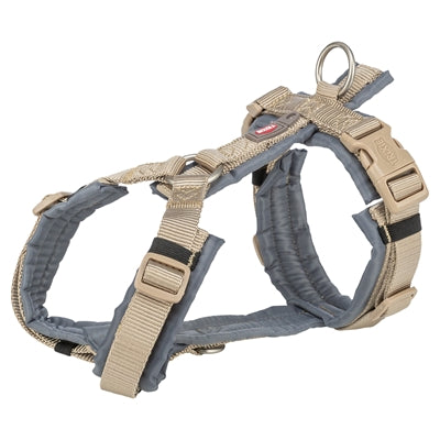 Trixie Hundeleine Premium Verstellbar Waldgrün seitlich – Hundeleine Nylon Metallringe Detail