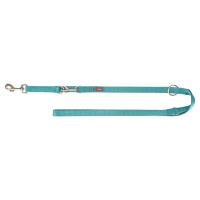 Trixie Hundehalsband Premium Taupe seitlich – Halsband verstellbar Metallring Detail