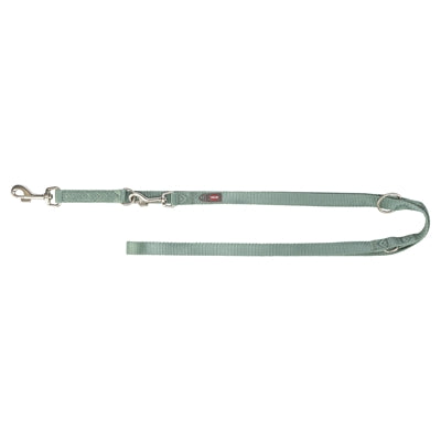 Trixie Hundegeschirr Premium H-Rig Schwarz seitlich – Geschirr Schnalle Metallring Detail