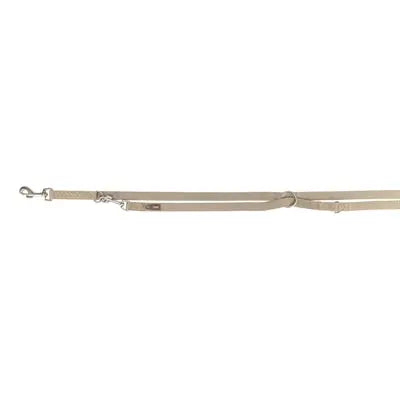 Trixie Hundeleine Premium Verstellbar Sand Taupe