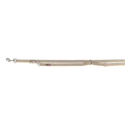 Trixie Hundegeschirr Premium H-Rig Orchidee Detailansicht – H-Geschirr lila Nylon verstellbar Nahaufnahme