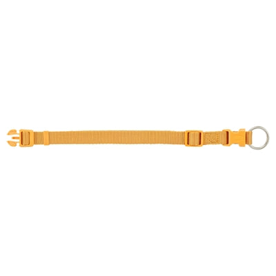 Trixie Hundegeschirr Premium H-Rig Karamell Detailansicht – H-Geschirr braun Nylon verstellbar Nahaufnahme