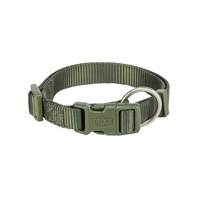 Trixie Hundeleine Premium Verstellbar Hellblau seitlich – Hundeleine Nylon Metallringe Detail