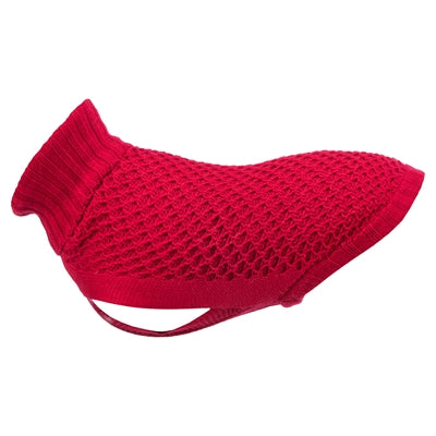 Hundepullover Trixie Norwood rot – Verpackung und Produktinfo