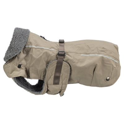 Trixie Hundemantel Rouen sand – Frontansicht elegante Hundejacke