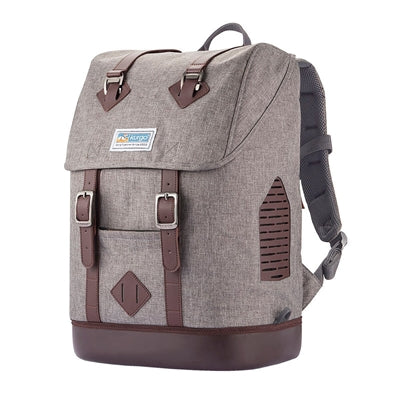 Kurgo Hunderucksack grau-braun – robuster Rucksack für Wanderungen mit Hund