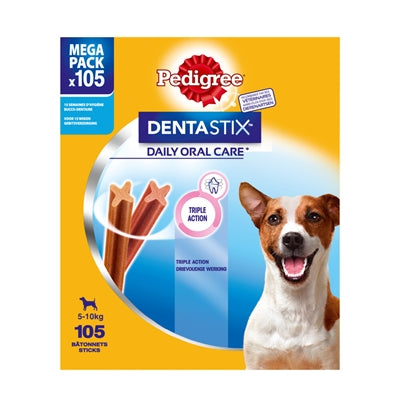 Pedigree Dentastix Mini Multipack – Zahnpflege-Sticks für kleine Hunde im Vorratspack