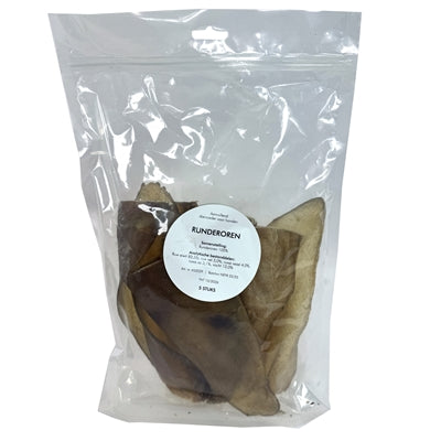Petsnack Rinderohren Hundesnack, Nahaufnahme der Struktur