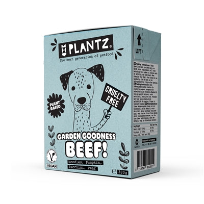 Henart Plantz Garden Goodness veganes Hundefutter Rind-Geschmack Tetra Pack