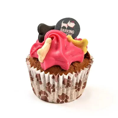 The Barking Bakery Vanillepudding Mit Rosa Zuckerguss