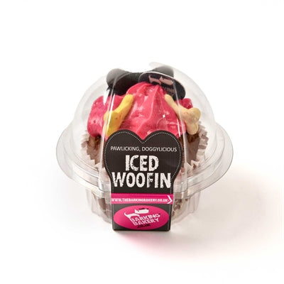 Barking Bakery Mini-Eiswaffeln Verpackung Rückseite – Zutaten und Zusammensetzung Hundesnack
