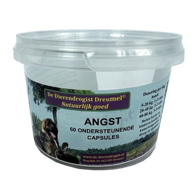 Dierendrogist Anti-Angst Kapseln Verpackung – natürliche Stresslinderung für Haustiere