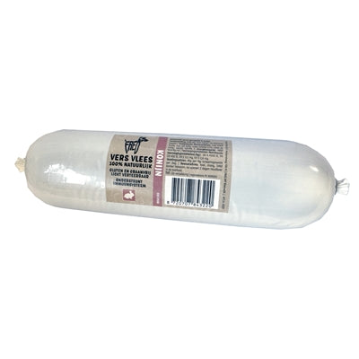 Freds gedämpfte Frischfleischwurst Kaninchen – getreidefreier Hundesnack