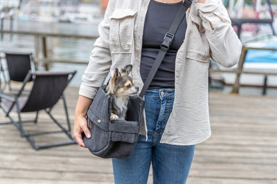 Trixie Ingrid Hundetragetasche Nahaufnahme – Nordic-Design Transporttasche Innenraum Netzfenster