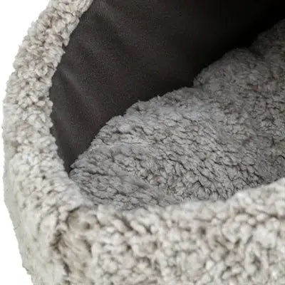 Trixie Cat Basket Iglo Calida Wärme Reflektierend Grau-Weiss/Schwarz