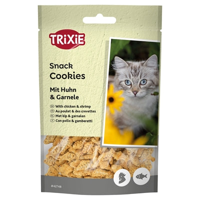 Trixie Kekse mit Huhn und Garnelen – knusprige Leckerlis für Katzen