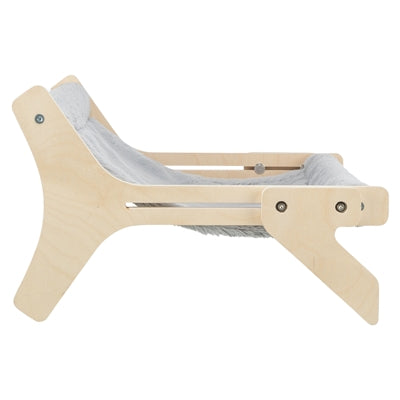 Trixie Nager-Hängematte Holz Nahaufnahme – flexible Holzleisten Schaukel Kleinnager Aufhängung