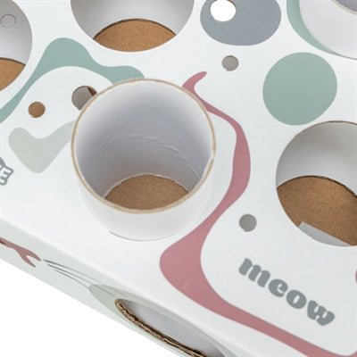 Trixie Paws'n'treats Box Detailansicht – interaktive Leckerli-Box Katze Pfoten-Spielzeug seitlich